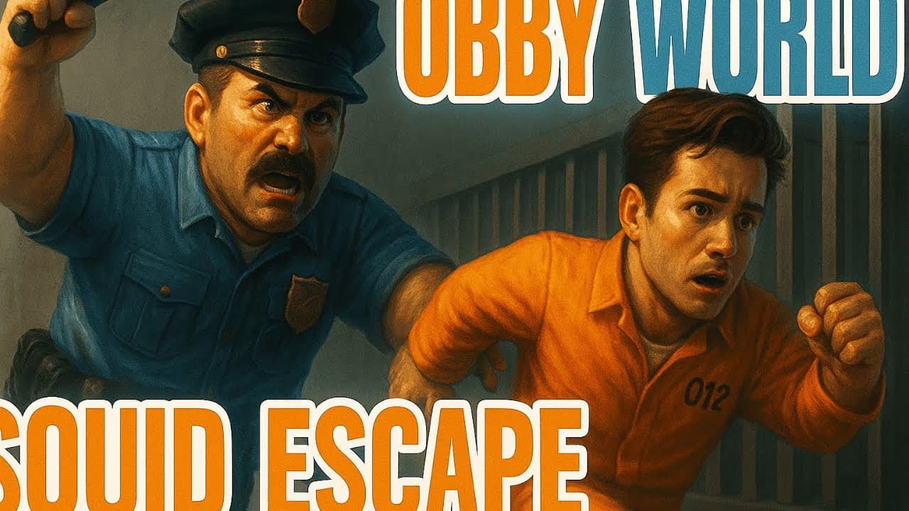 OBBY WORLD: SQUID ESCAPE  | Funny Roblox-Style Gameplay (Melvin Game 2025)